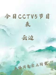 今日CCTV5节目表