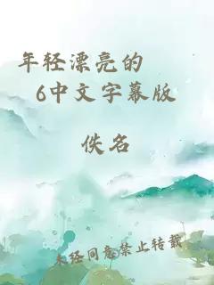 年轻漂亮的妺妺6中文字幕版
